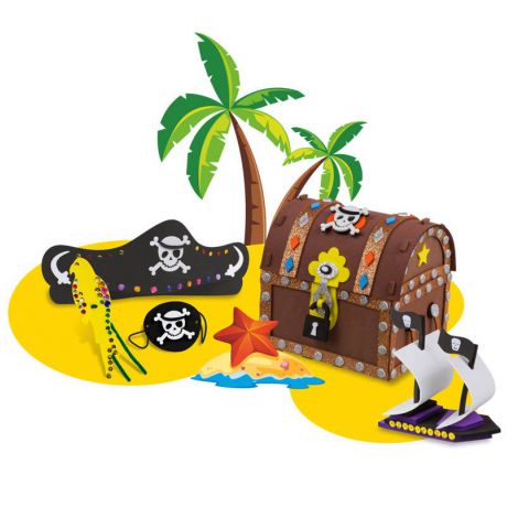 Zestaw kreatywny Colorino Creative Piracka skrzynia skarbów - 2